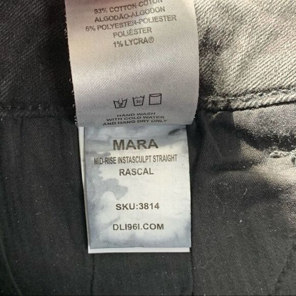 DL1961 Mara Mid-Rise Instasculpt Straight Rascal - Picture 10 of 11